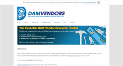 Desktop Screenshot of damvendors.com