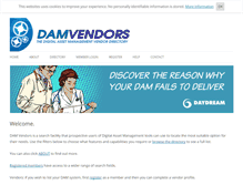 Tablet Screenshot of damvendors.com